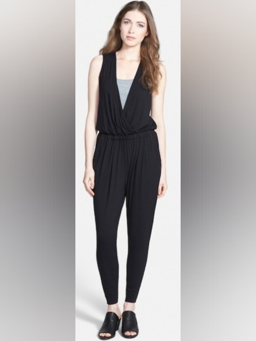 EILEEN FISHER women Black Jumpsuit In Black SzPL